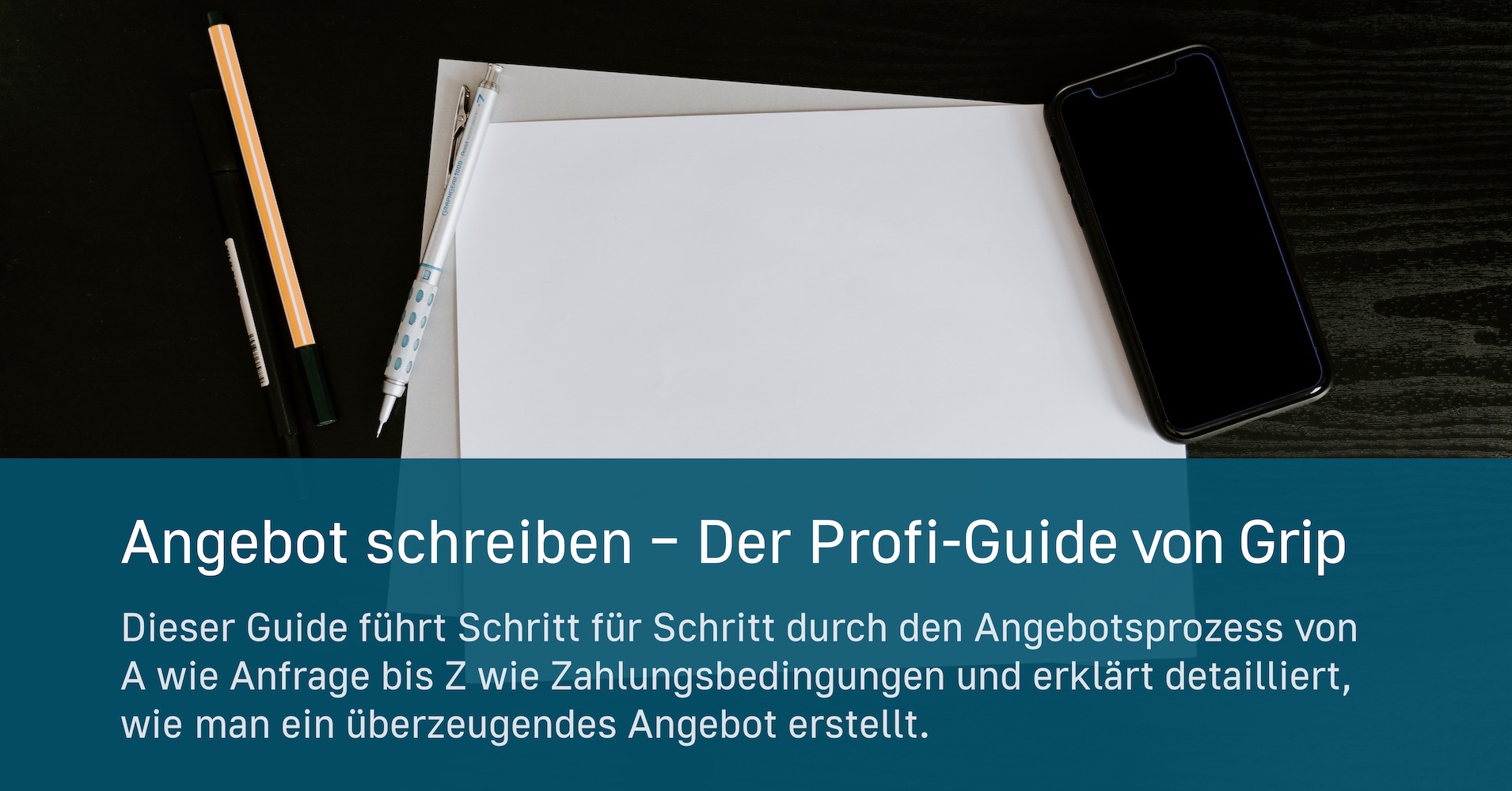 Freizeichnungsklausel im Angebot | Grip