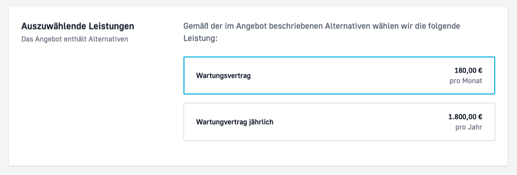 Alternativpositionen